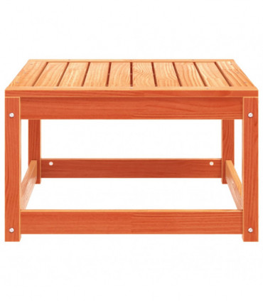 vidaXL Garden Footstool Wax Brown Solid Wood Pine