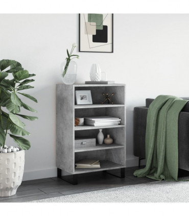 vidaXL Highboard Concrete Grey 57x35x90 cm Engineered Wood