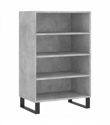 vidaXL Highboard Concrete Grey 57x35x90 cm Engineered Wood