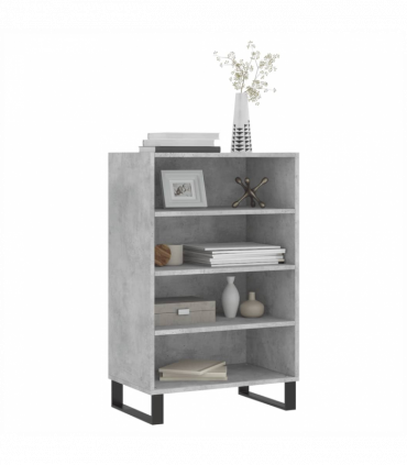 vidaXL Highboard Concrete Grey 57x35x90 cm Engineered Wood