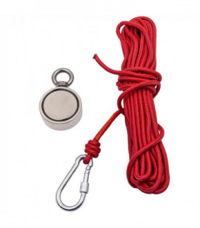 120kg Strong Magnet Fishing Metal Detector 10m Rope Double Side Neodymium