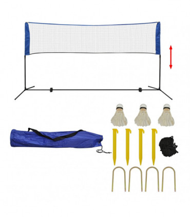 Badminton Net Set with Shuttlecocks 300x155 cm