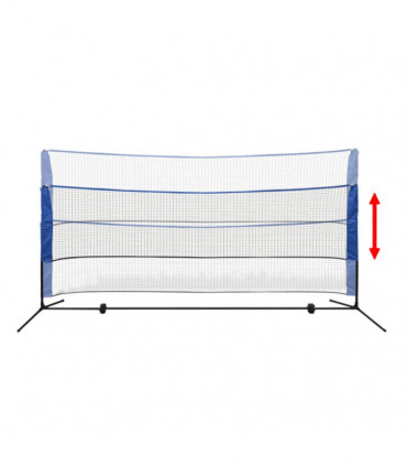 Badminton Net Set with Shuttlecocks 300x155 cm