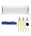 Badminton Net Set with Shuttlecocks 500x155 cm