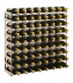 Wine Rack for 72 Bottles Solid Pinewood