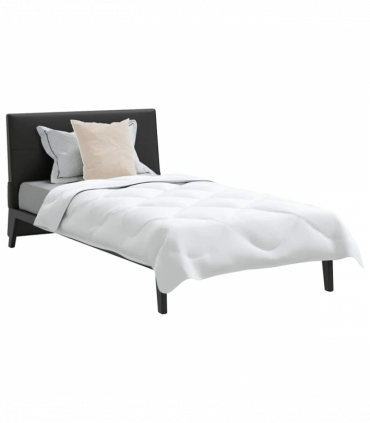 Winter Duvet Set with Pillow 2 pcs White 135 x 220 cm Microfiber