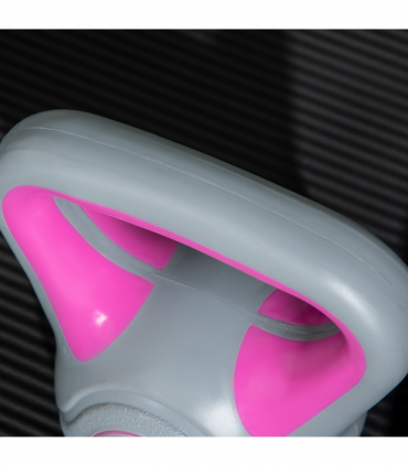 SPORTNOW 2kg Kettle Bell with Handle for Home Gym, Pink and Grey