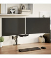 vidaXL Dual Monitor Arm for Max 27 Inch Screen VESA 75/100 mm 20 kg
