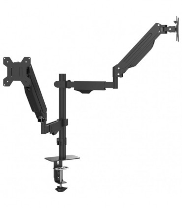 vidaXL Dual Monitor Arm for Max 27 Inch Screen VESA 75/100 mm 20 kg