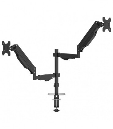 vidaXL Dual Monitor Arm for Max 27 Inch Screen VESA 75/100 mm 20 kg
