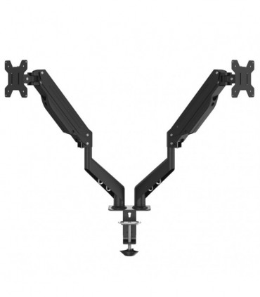 vidaXL Dual Monitor Arm for Max 27 Inch Screen VESA 75/100 mm 20 kg