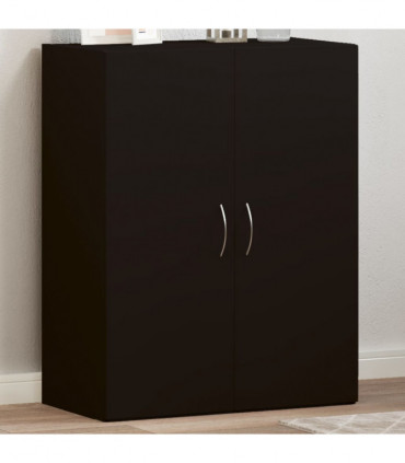 vidaXL File Cabinet Black 60x32x77.5 cm Engineered Wood
