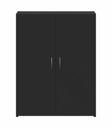 vidaXL File Cabinet Black 60x32x77.5 cm Engineered Wood
