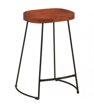 vidaXL Gavin Bar Stools 2 pcs 45x40x63 cm Solid Wood Mango