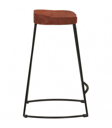 vidaXL Gavin Bar Stools 2 pcs 45x40x63 cm Solid Wood Mango