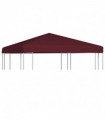vidaXL Gazebo Top Cover 310 g/m² 3x3 m Bordeaux