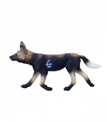African Painted Dog Toy  Realistic Wildlife Animal Model