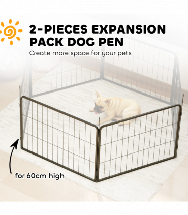 Durable Six-Panel Portable Pet Enclosure - Versatile Indoor/Outdoor Use