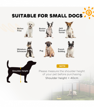 Durable Six-Panel Portable Pet Enclosure - Versatile Indoor/Outdoor Use
