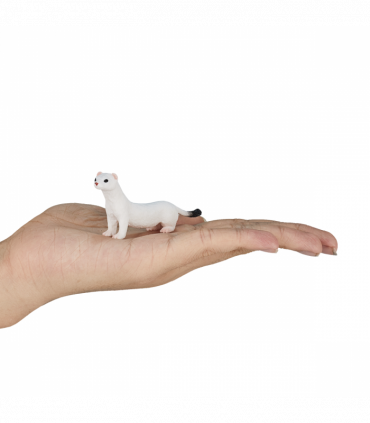 Ermine Toy Figure  Realistic Woodland Animal Model