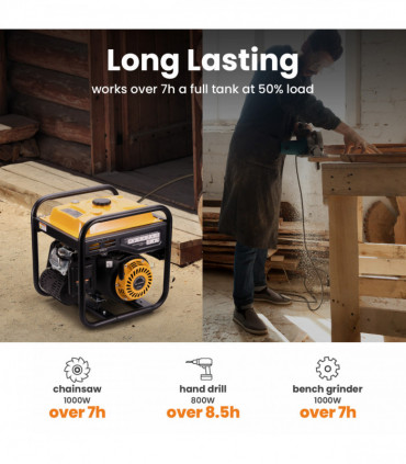 Petrol Generator Inverter 3500w Job Site/camping portable generator Low noise