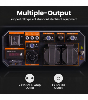 Petrol Generator Inverter 3500w Job Site/camping portable generator Low noise