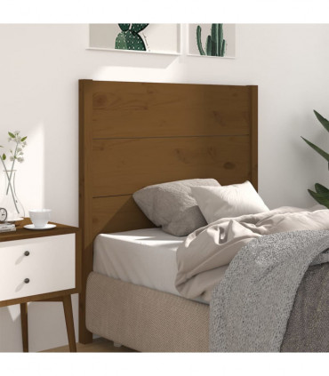 vidaXL Headboard Honey Brown 81x4x100 cm Solid Wood Pine