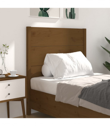 vidaXL Headboard Honey Brown 81x4x100 cm Solid Wood Pine