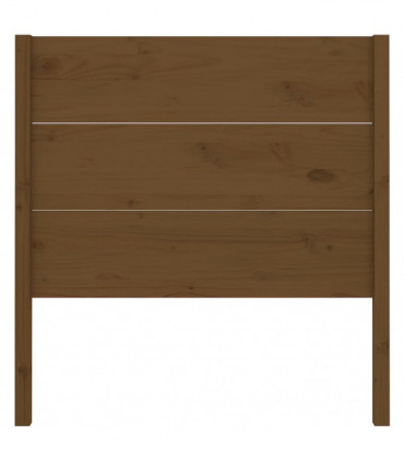 vidaXL Headboard Honey Brown 81x4x100 cm Solid Wood Pine
