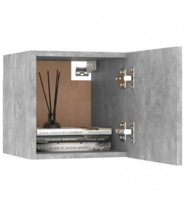 vidaXL 8 Piece TV Cabinet Set Concrete Grey Engineered Wood