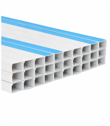vidaXL Cable Trunking Self-Adhesive 100x60 mm 30 m PVC