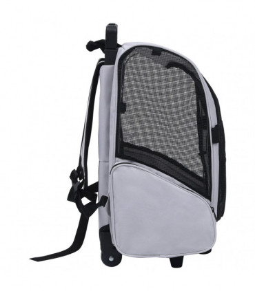 vidaXL Foldable Multipurpose Pet Trolley Grey