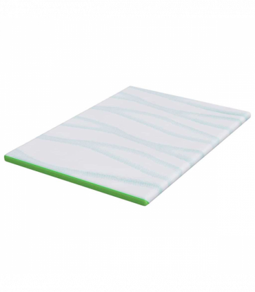 vidaXL Mattress Pads White and Green 140 x 200 cm