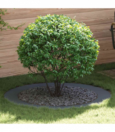 vidaXL Flat Tree Rings 5 pcs Anthracite Ø90 / 120 cm Steel