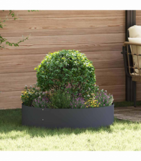 vidaXL Garden 5 pcs Anthracite 80 x 80 x 20 cm Steel