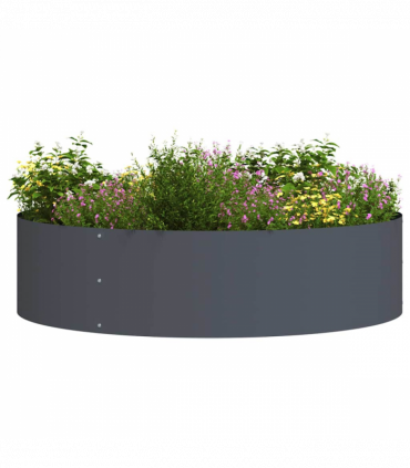 vidaXL Garden 5 pcs Anthracite 80 x 80 x 20 cm Steel