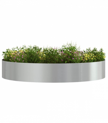 vidaXL Garden 5 pcs Silver 120 x 120 x 20 cm Galvanised steel