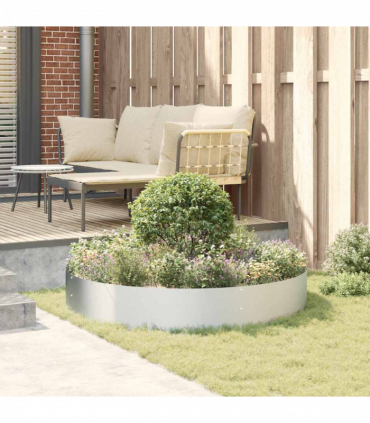 vidaXL Garden 5 pcs Silver 120 x 120 x 20 cm Galvanised steel