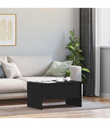 vidaXL Coffee Table Black oak 80 x 50.5 x 42.5 cm Engineered wood