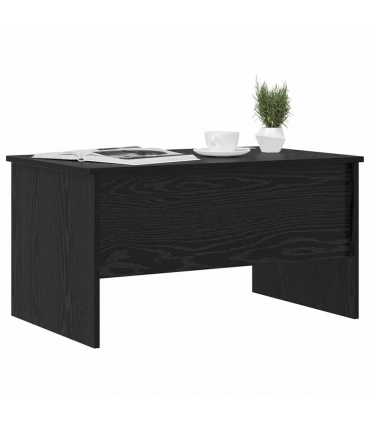 vidaXL Coffee Table Black oak 80 x 50.5 x 42.5 cm Engineered wood