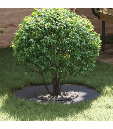 vidaXL Flat Tree Ring Anthracite Ø30 / 60 cm Steel