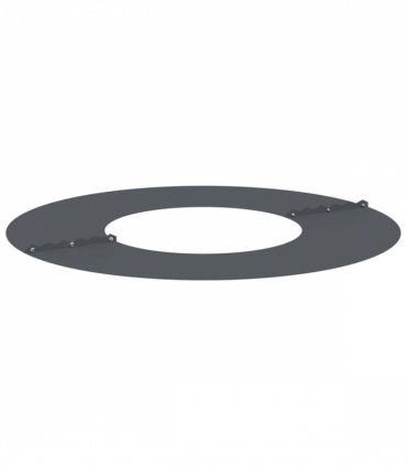 vidaXL Flat Tree Ring Anthracite Ø30 / 60 cm Steel