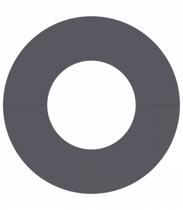 vidaXL Flat Tree Ring Anthracite Ø30 / 60 cm Steel