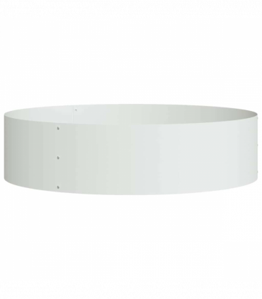 vidaXL Garden 5 pcs White 80 x 80 x 20 cm Steel