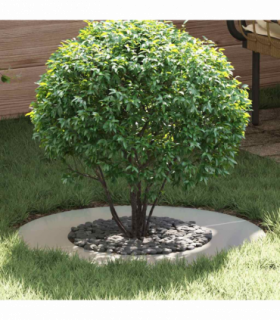 vidaXL Flat Tree Rings 5 pcs Silver Ø40 / 70 cm Galvanised steel