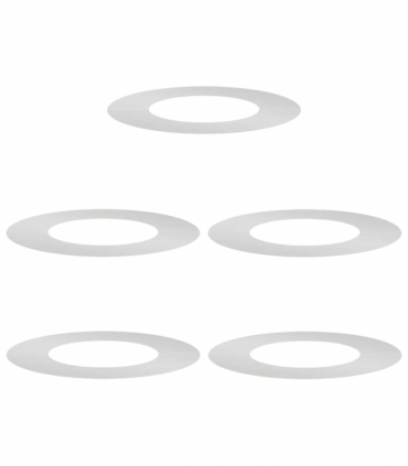 vidaXL Flat Tree Rings 5 pcs Silver Ø40 / 70 cm Galvanised steel