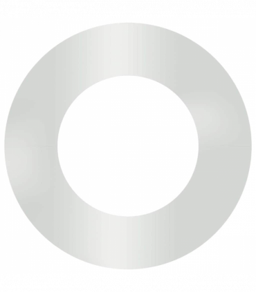 vidaXL Flat Tree Rings 5 pcs Silver Ø40 / 70 cm Galvanised steel