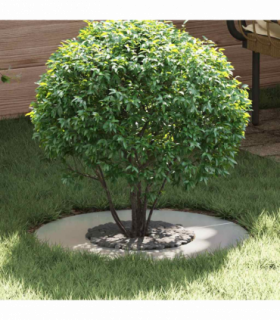 vidaXL Flat Tree Rings 5 pcs Silver Ø30 / 60 cm Galvanised steel