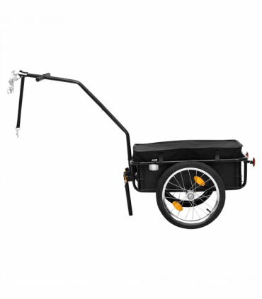Bike Cargo Trailer/Hand Wagon 155x60x83 cm Steel Black