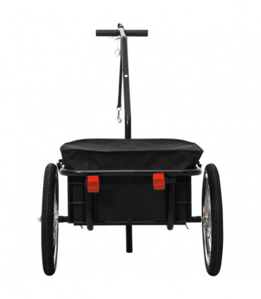 Bike Cargo Trailer/Hand Wagon 155x60x83 cm Steel Black